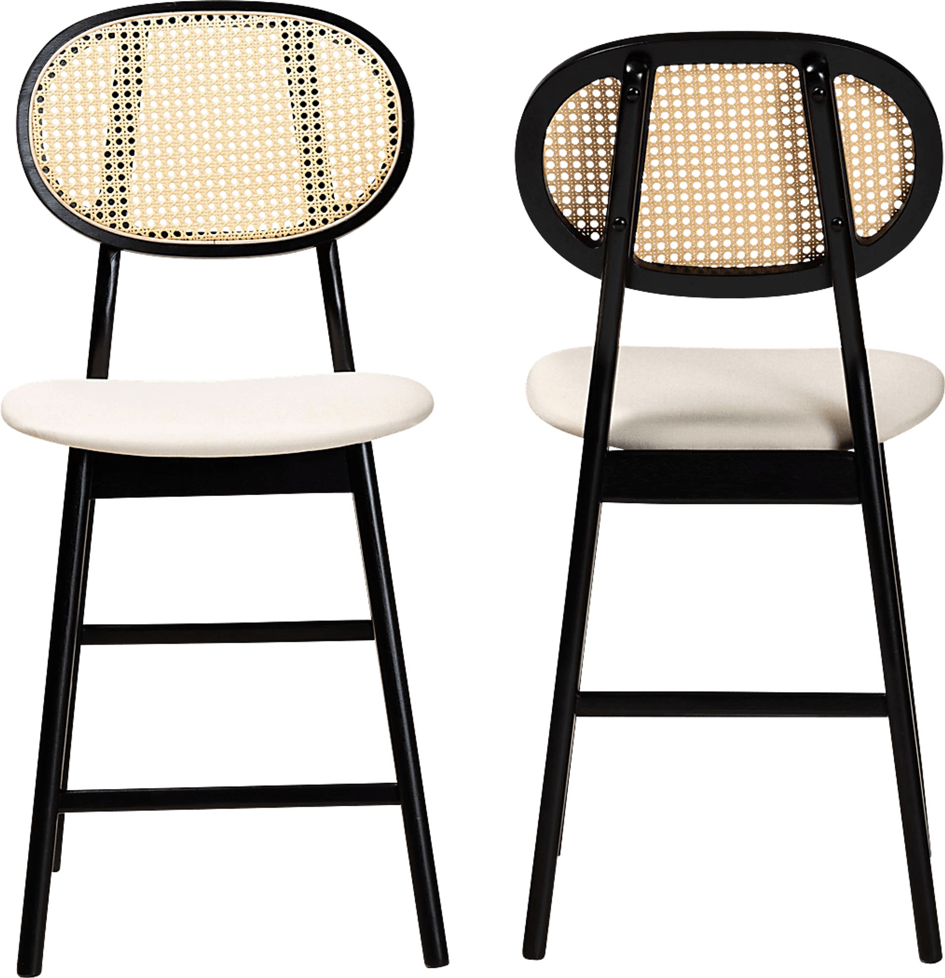 Alonesos Black Counter Stool, Set of 2 - Image 4
