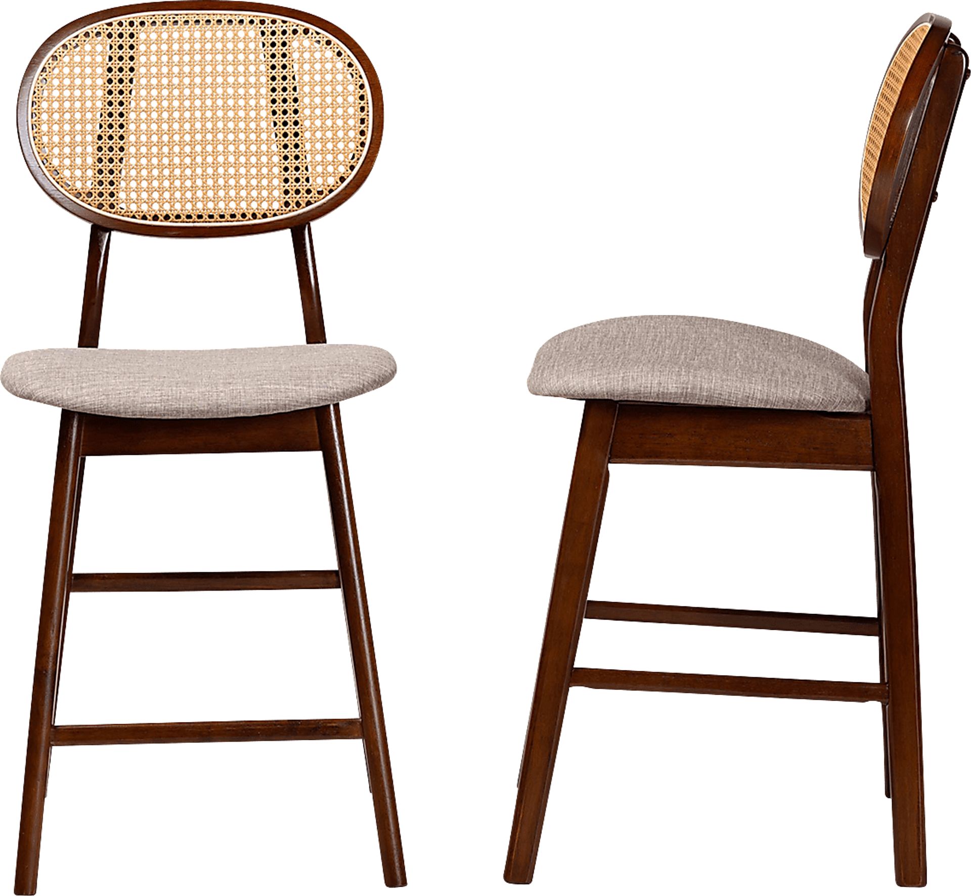 Alonesos Walnut Brown Counter Stool, Set of 2 - Image 5