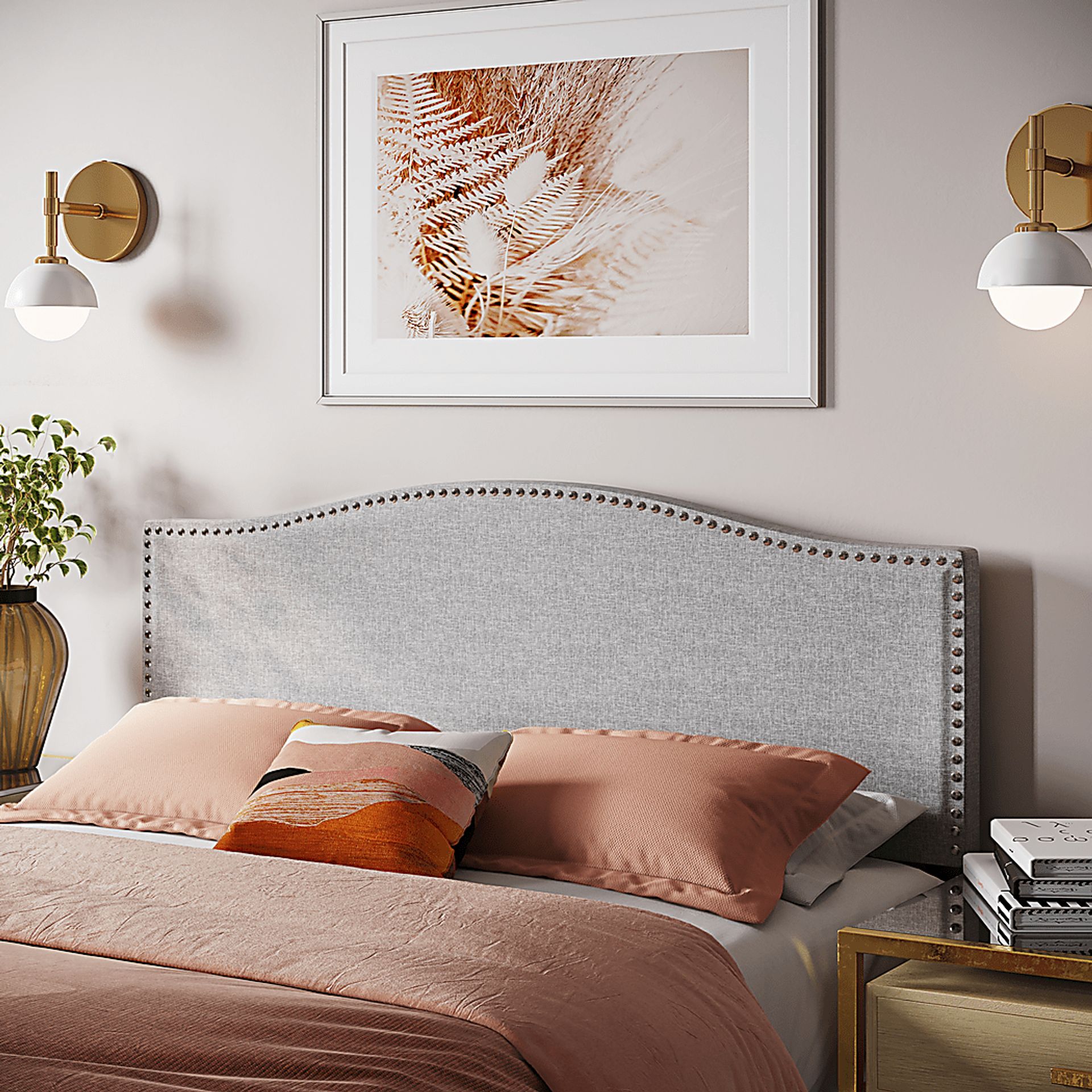 Alorene Gray Full/Queen Headboard - Image 2