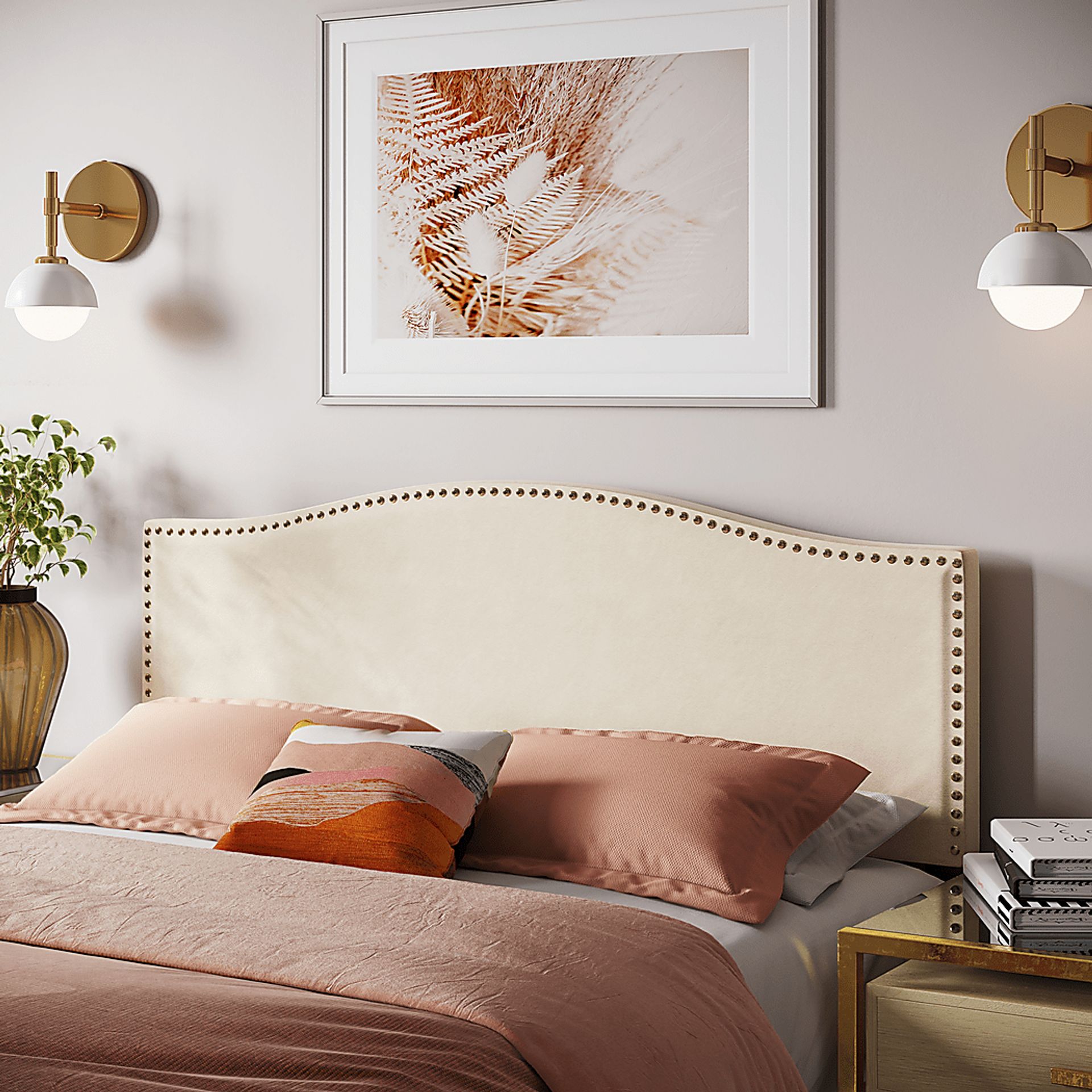 Alorene Natural Full/Queen Headboard - Image 2
