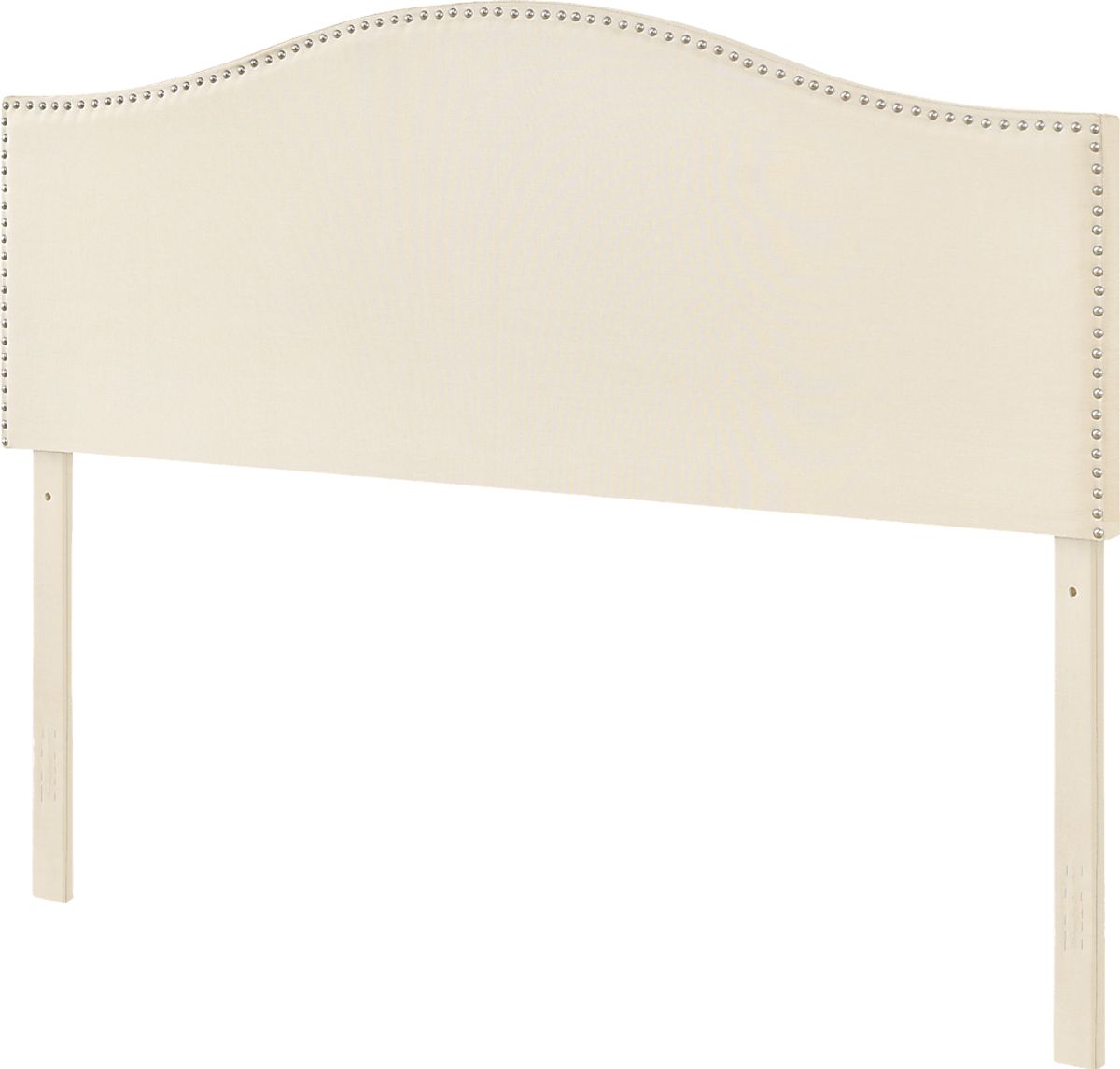 Alorene Natural Beige,White Polyester Fabric Headboard | Rooms to Go