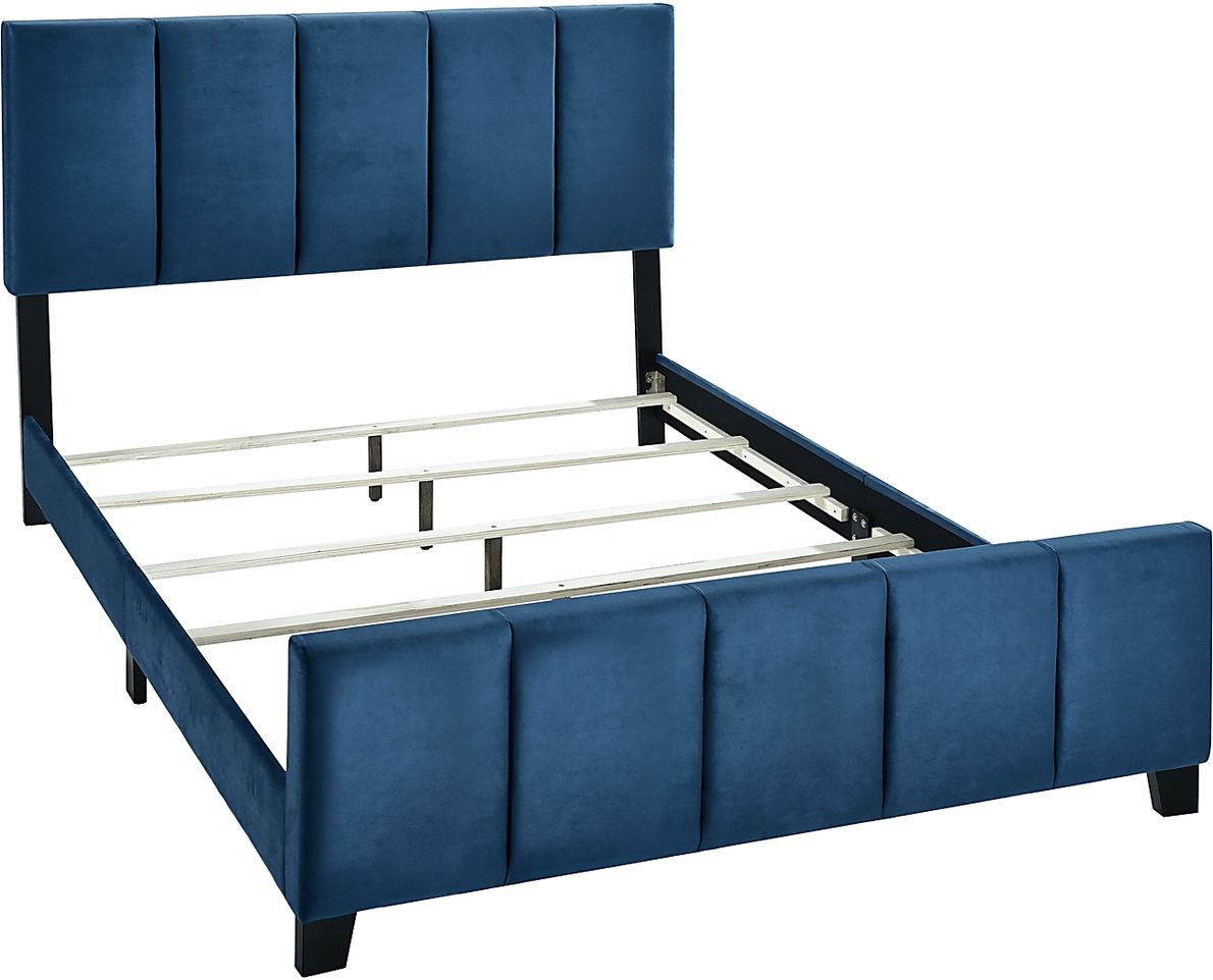 Aloreno Blue King Bed