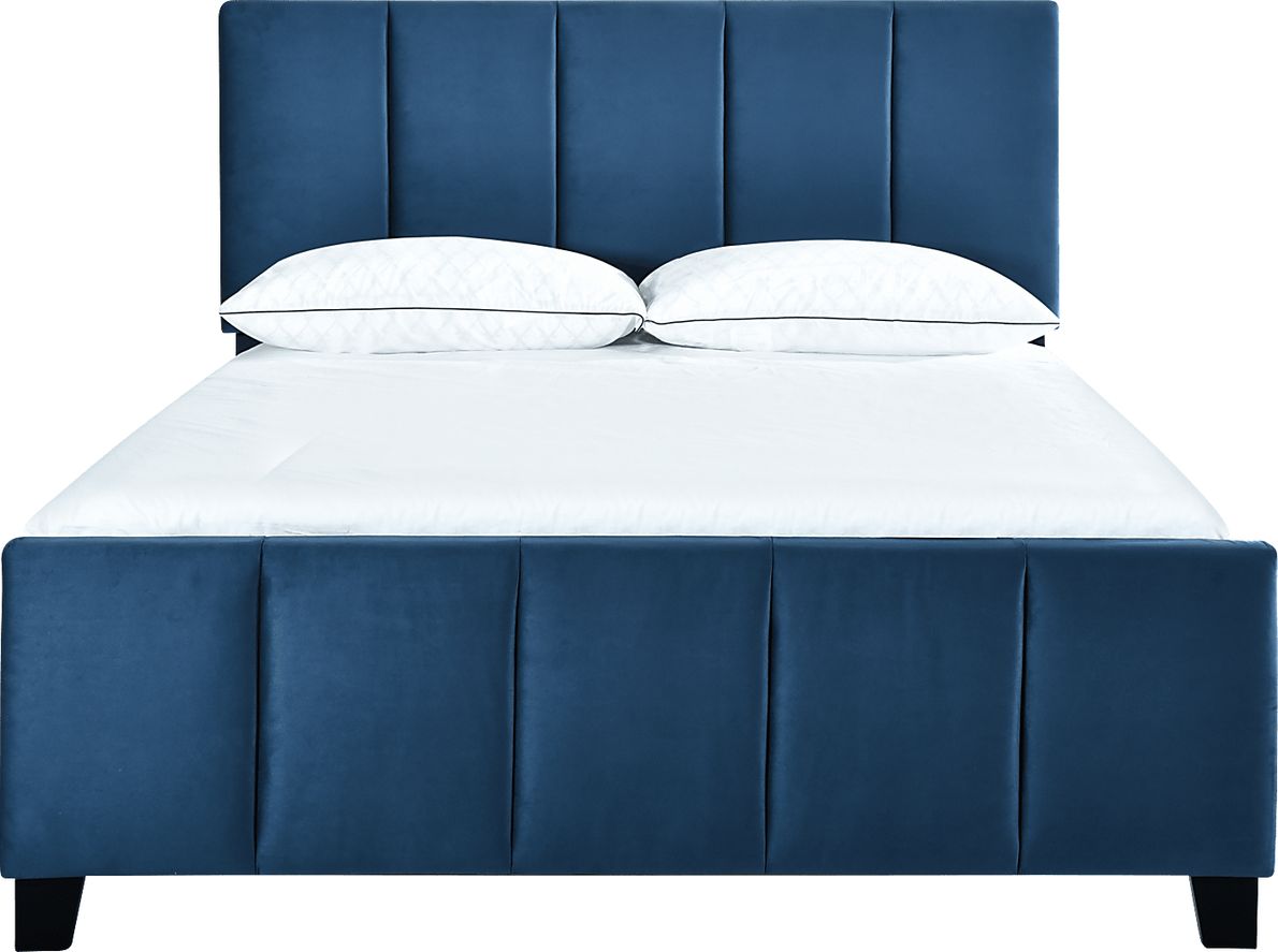 Aloreno Blue King Bed