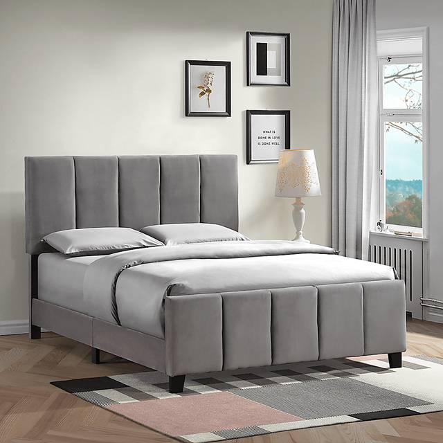 Aloreno Gray King Bed - Thumbnail - Image 2