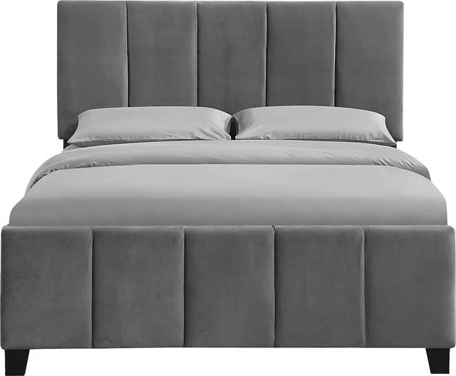Aloreno Gray King Bed - Thumbnail - Image 1