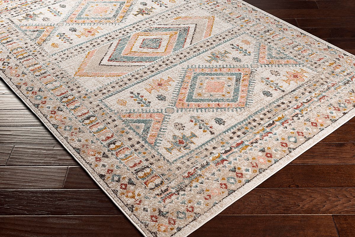 Aloria IV Beige Rug | Rooms to Go