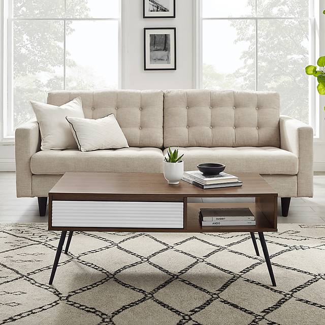 Aloysia Walnut Cocktail Table - Thumbnail - Image 6