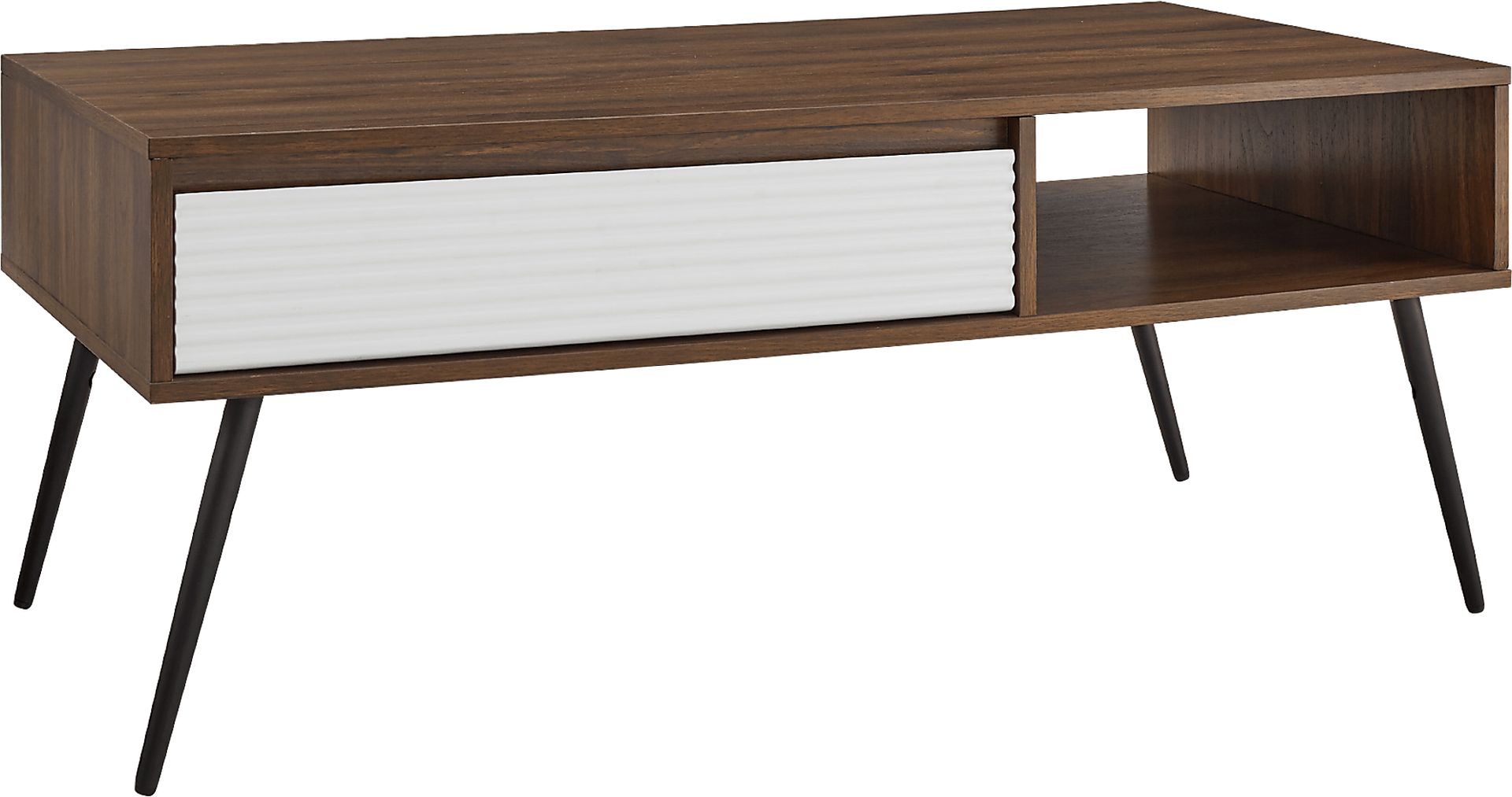 Aloysia Walnut Cocktail Table - Image 1