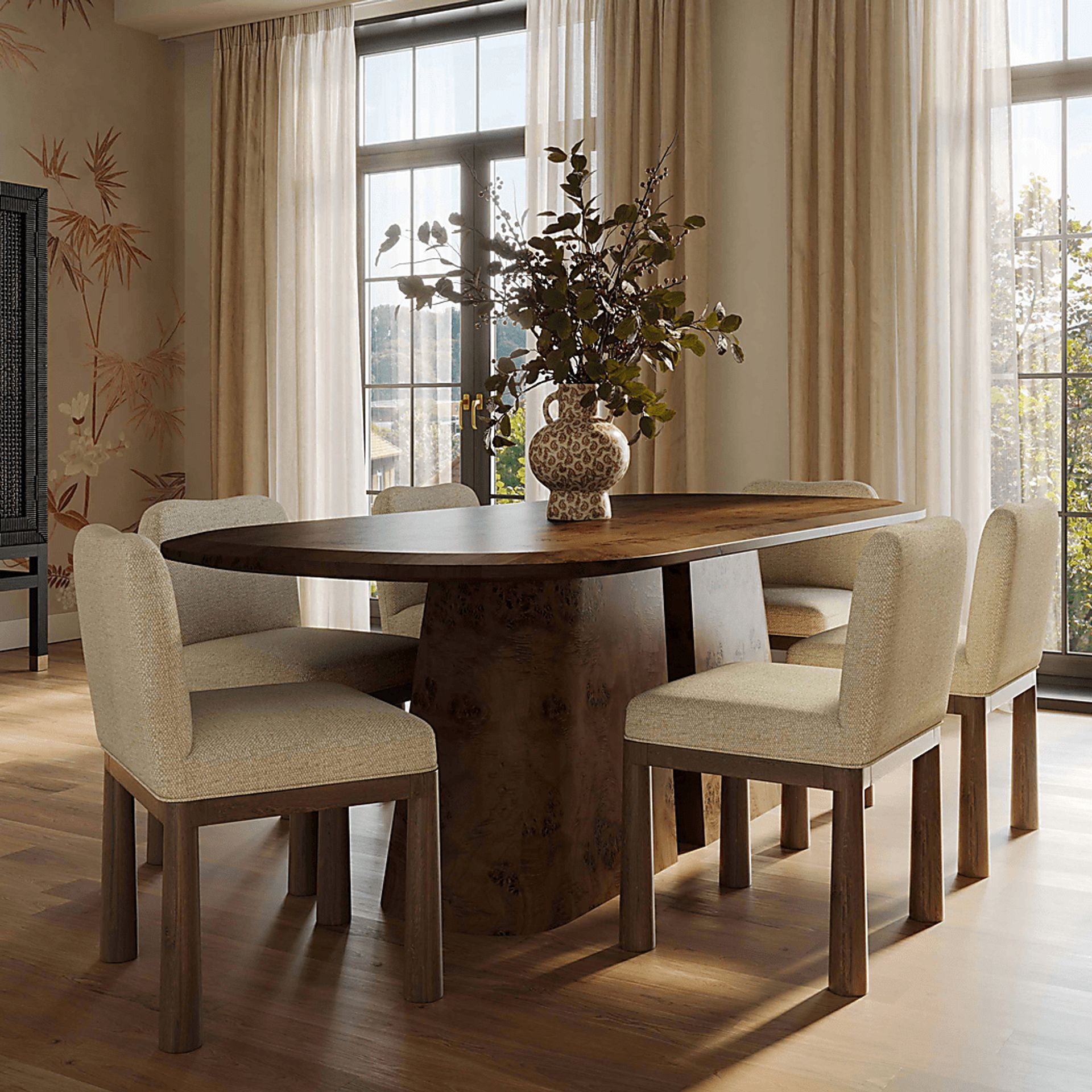 Alpenay Brown Dining Table - Image 2