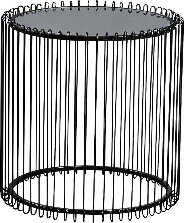 Alpenwood Black Side Table - Thumbnail - Image 1