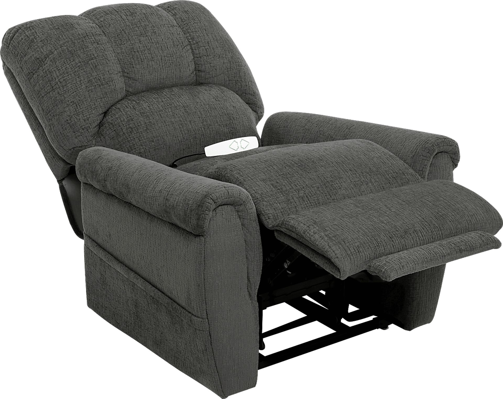 Alperton Charcoal Lift Chair Power Recliner - Image 4
