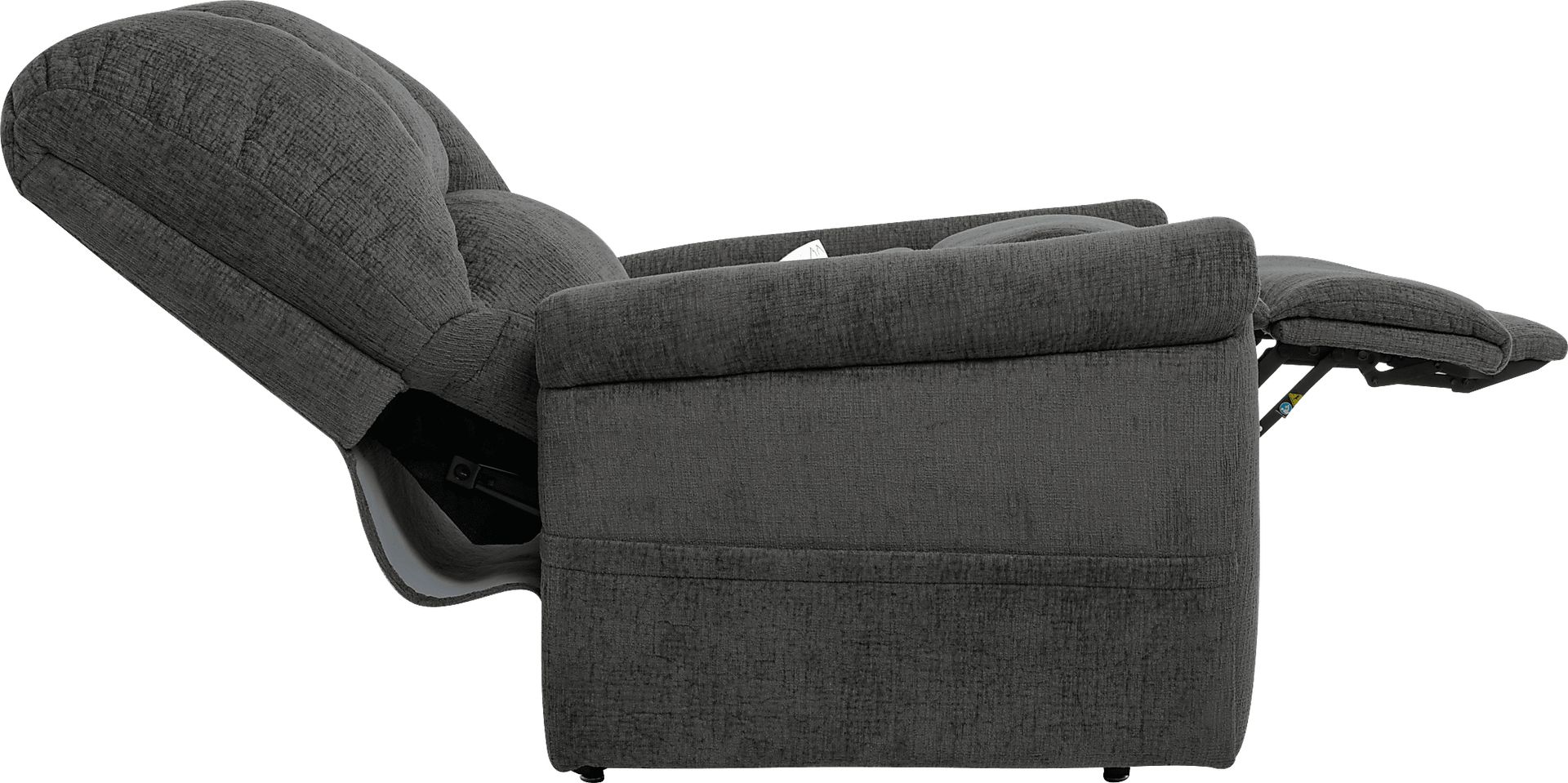 Alperton Charcoal Lift Chair Power Recliner - Image 5