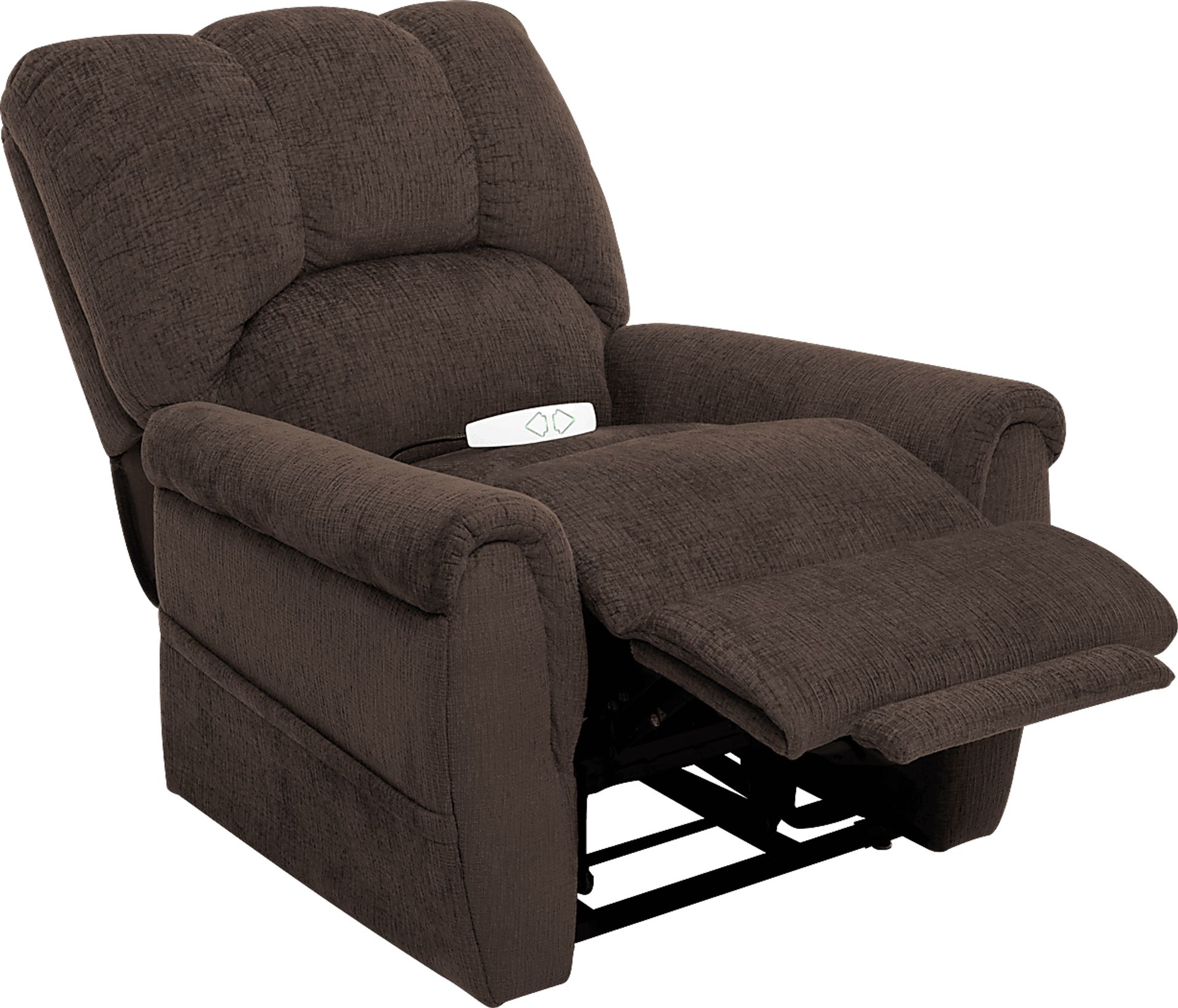 Alperton Chocolate Lift Chair Power Recliner - Image 3