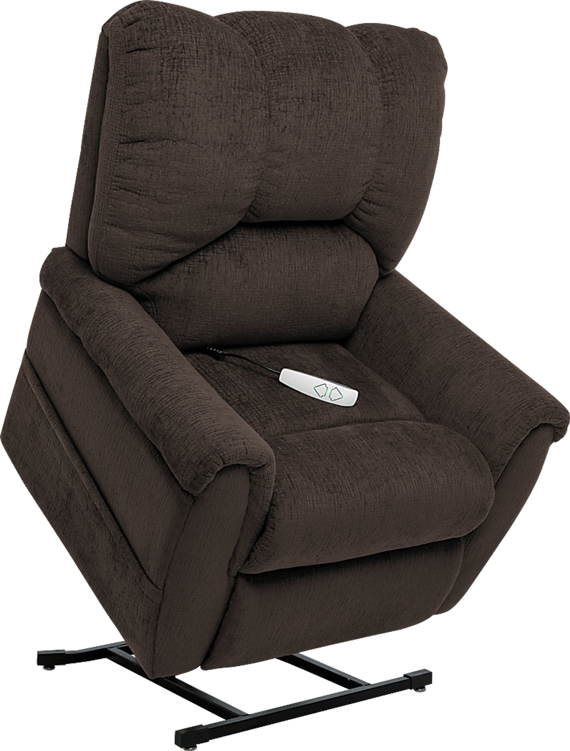 Alperton Chocolate Lift Chair Power Recliner - Image 2