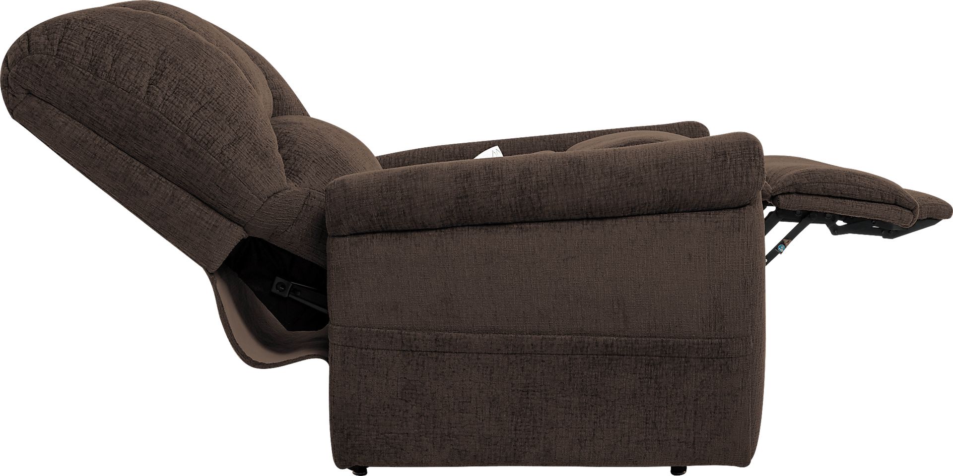 Alperton Chocolate Lift Chair Power Recliner - Image 5
