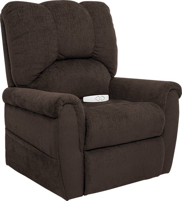 Alperton Chocolate Lift Chair Power Recliner - Thumbnail - Image 1