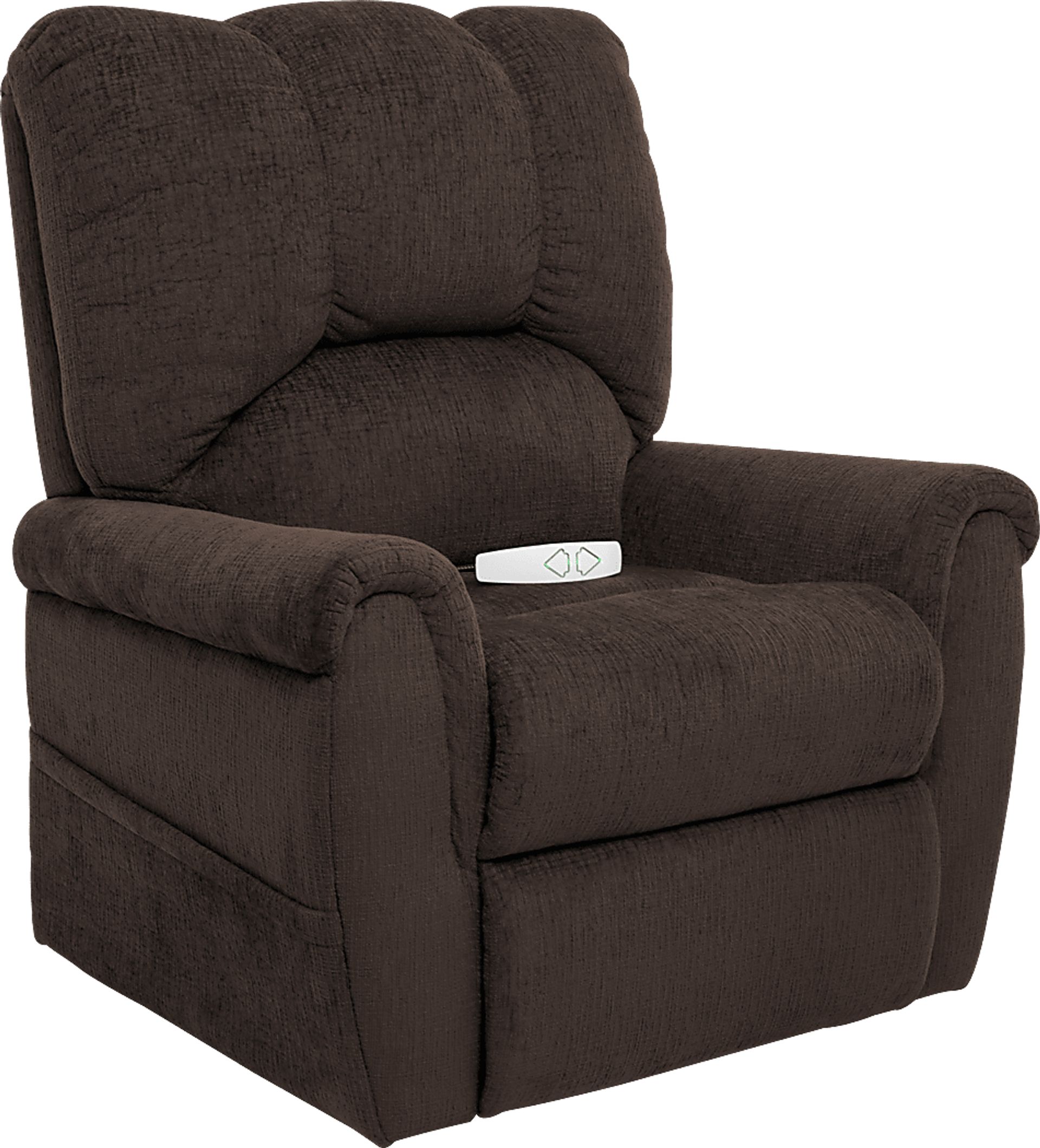 Alperton Chocolate Lift Chair Power Recliner - Image 1