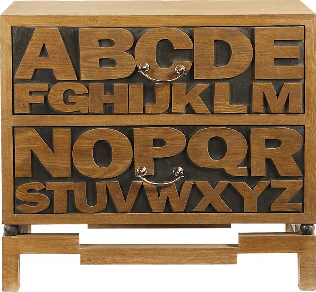 Alphabet Brown Cabinet - Thumbnail - Image 1