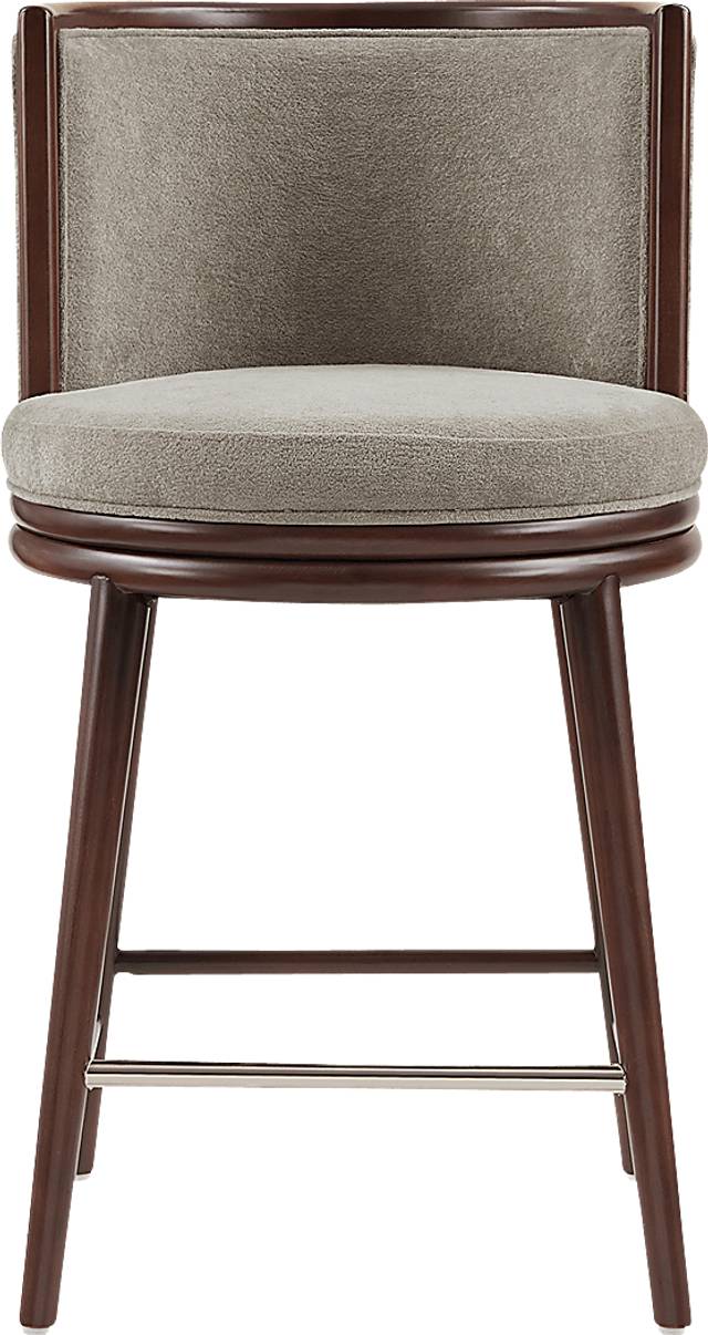 Alphadream I Dove Gray Counter Height Stool - Thumbnail - Image 1
