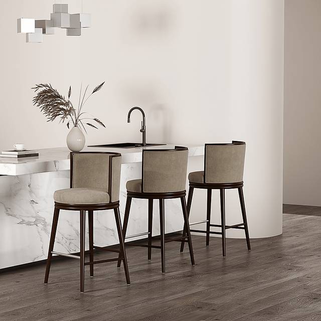 Alphadream I Natural Barstool - Thumbnail - Image 2