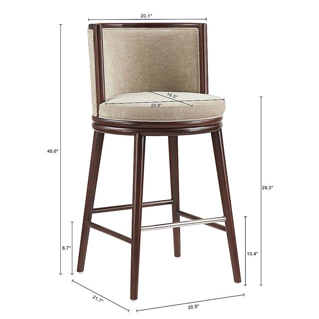 Alphadream I Natural Barstool - Thumbnail - Image 5