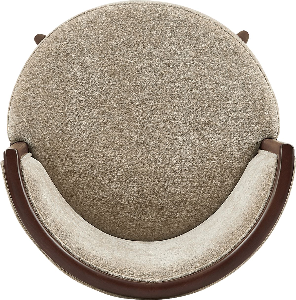 Alphadream I Natural Beige,White Chenille Fabric Counter Height Stool ...