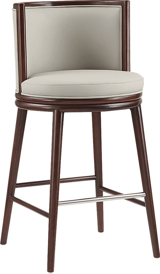 Alphadream II Stone Gray Barstool - Thumbnail - Image 9