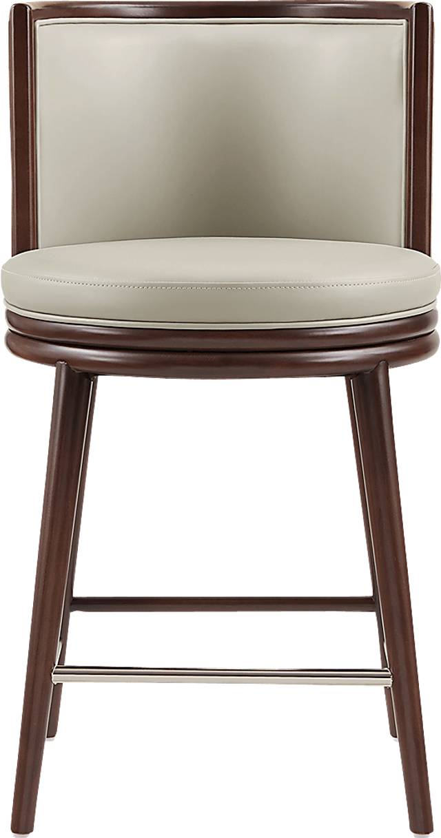 Alphadream II Stone Gray Counter Height Stool - Thumbnail - Image 1