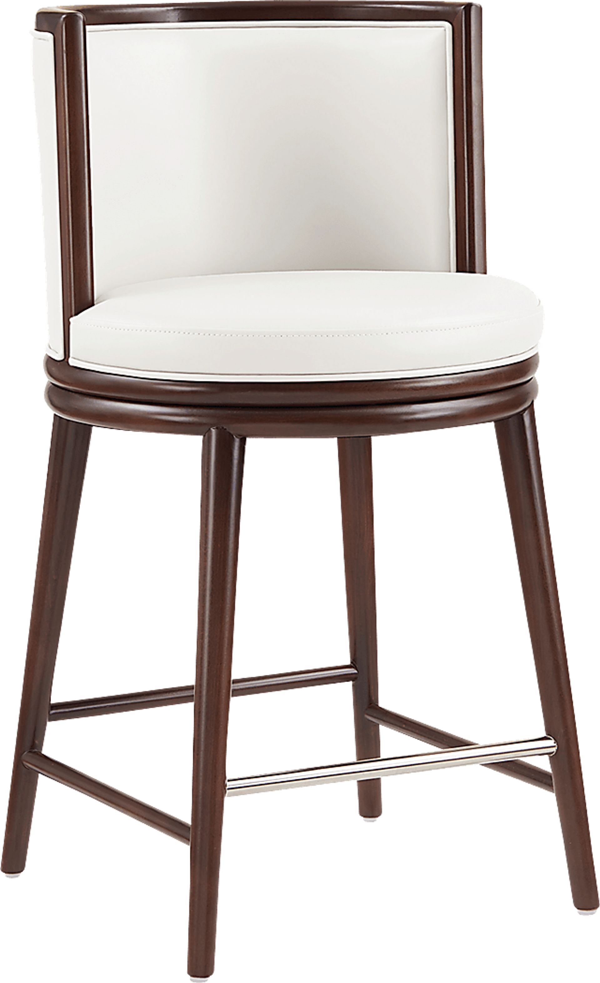Alphadream II White Counter Height Stool - Image 5