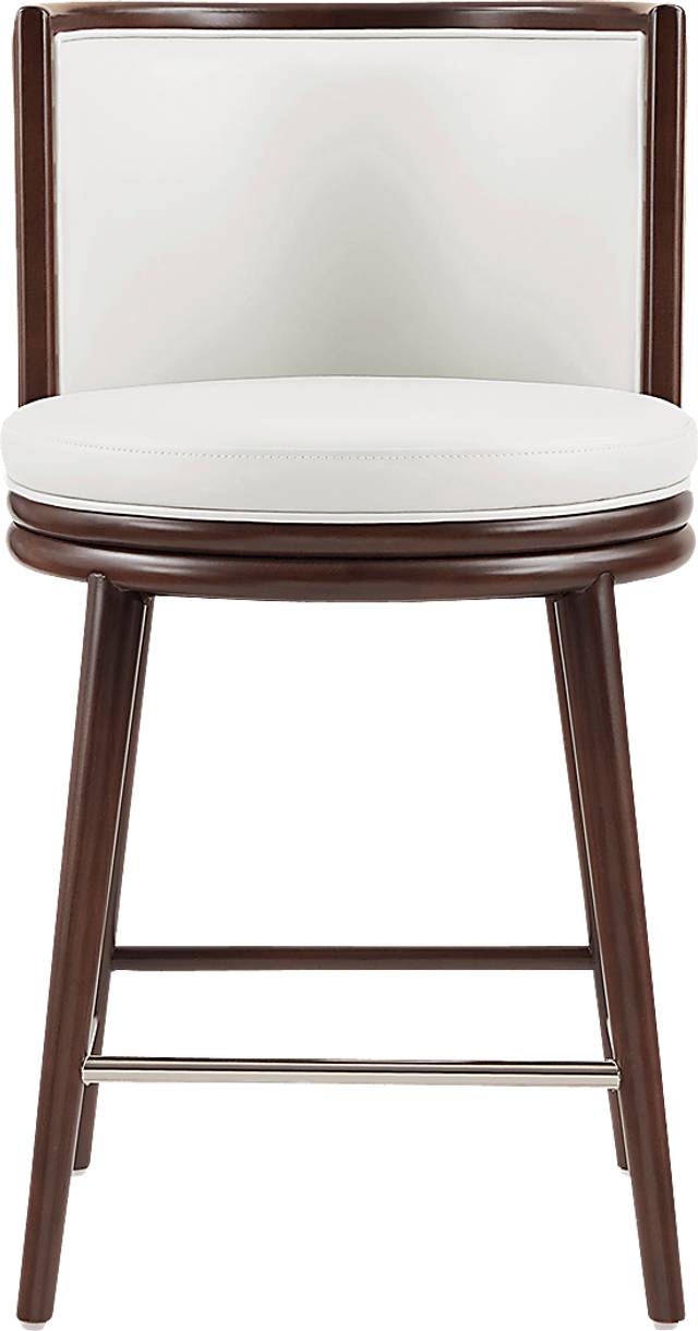 Alphadream II White Counter Height Stool - Thumbnail - Image 1
