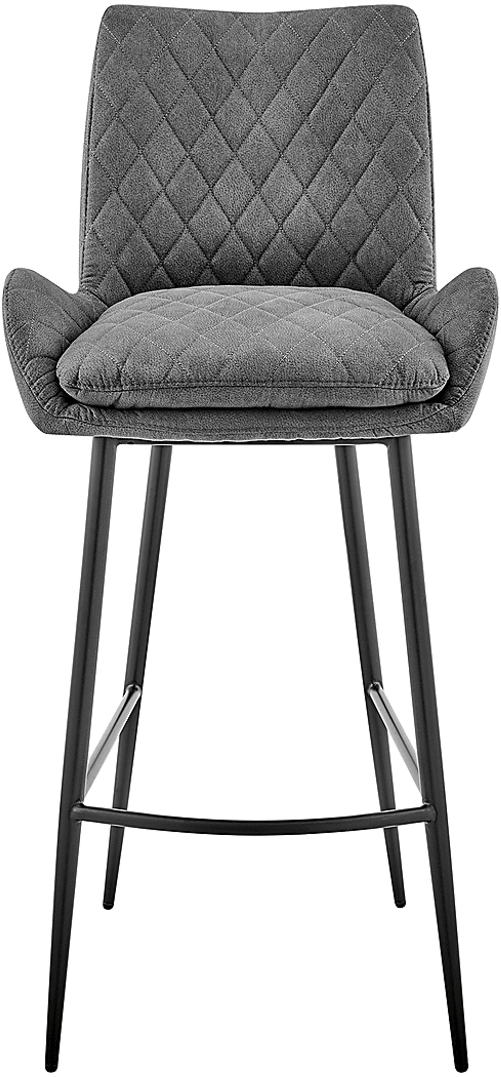 Alphage Charcoal Barstool - Image 2