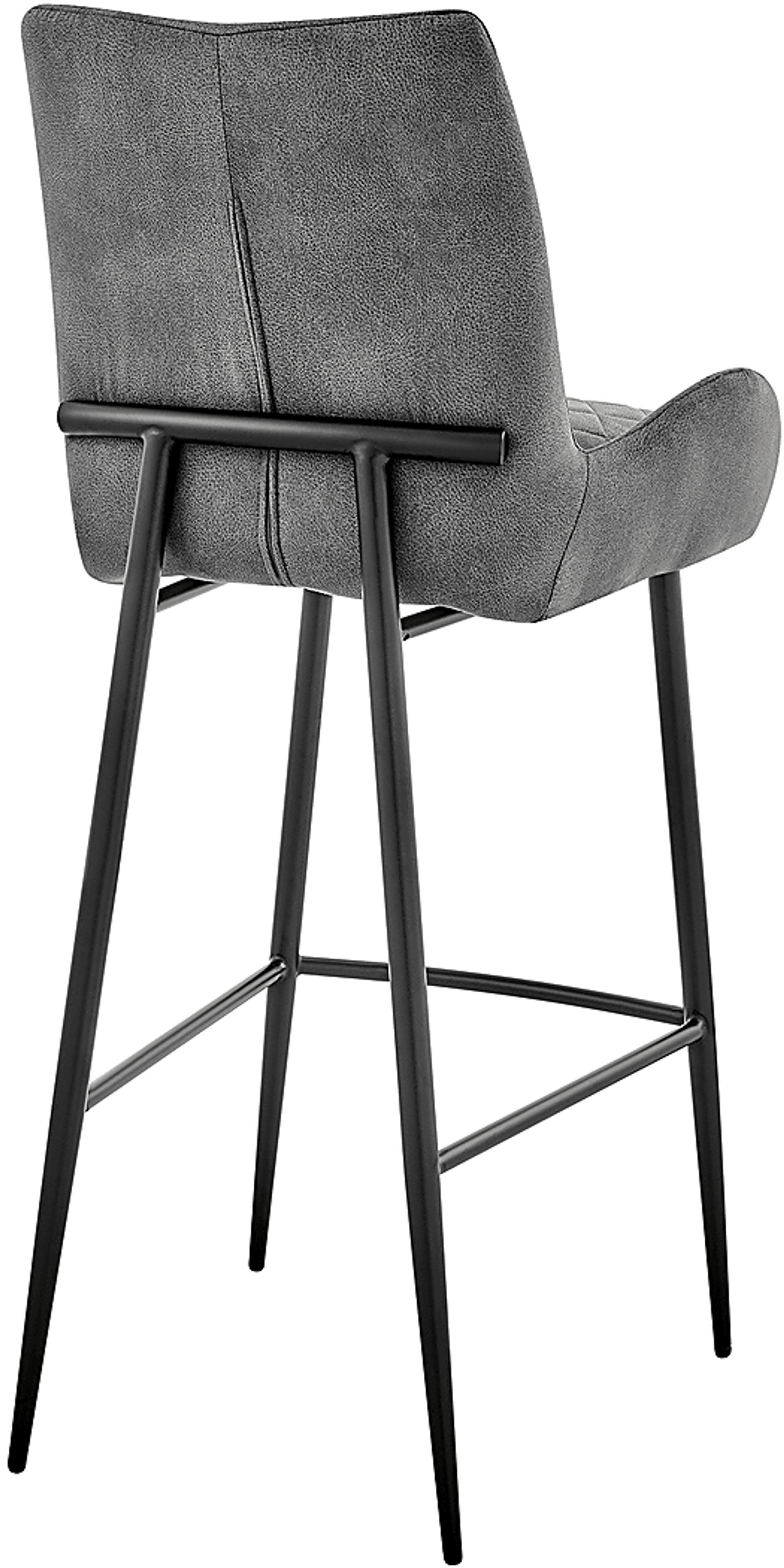 Alphage Charcoal Barstool - Image 5