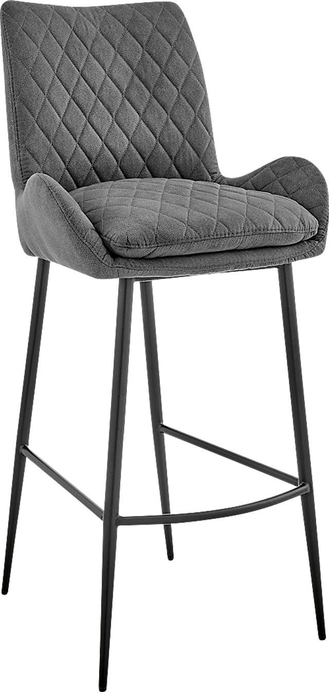 Alphage Charcoal Barstool - Thumbnail - Image 1