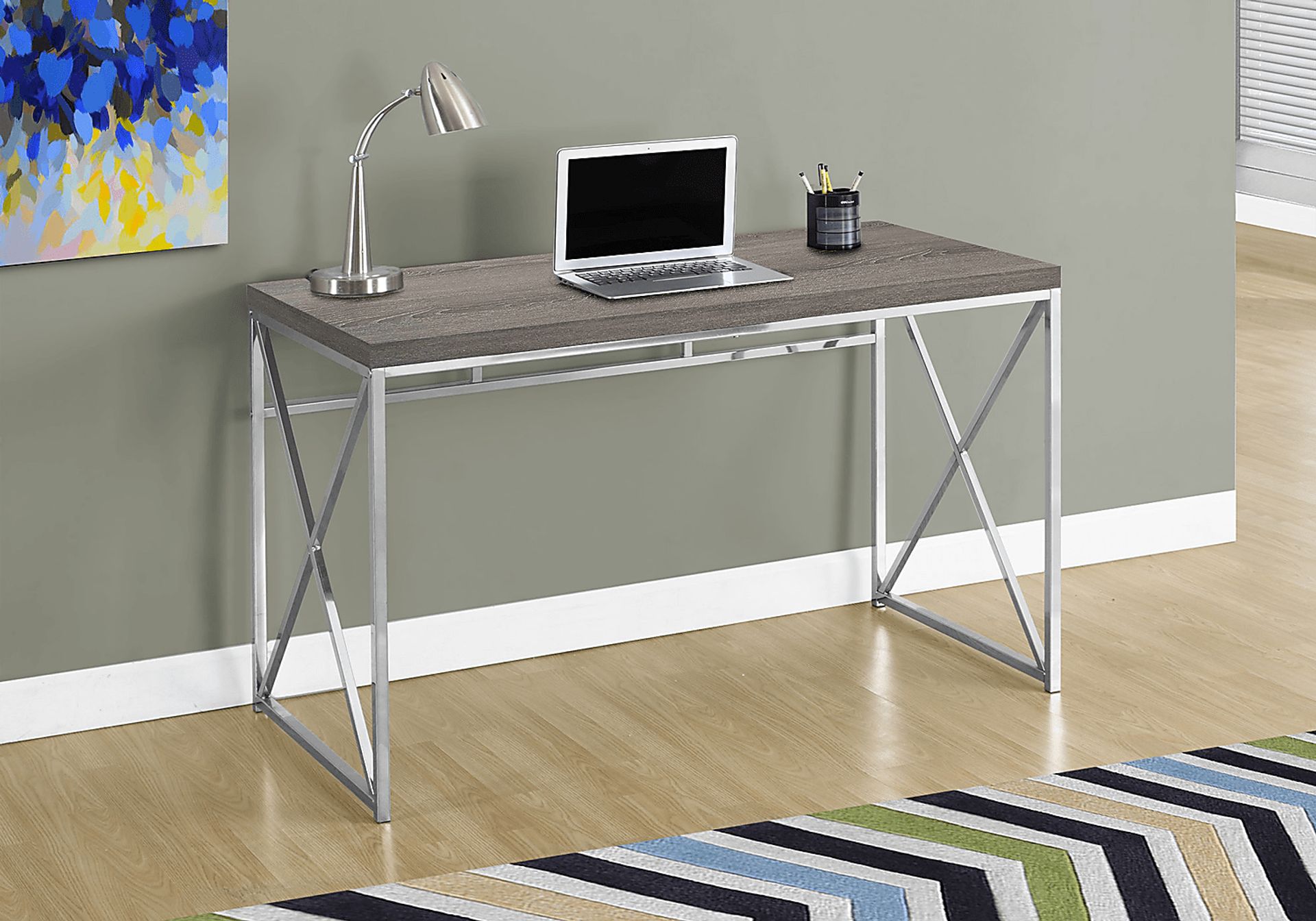 Alphaway Taupe Desk - Image 2