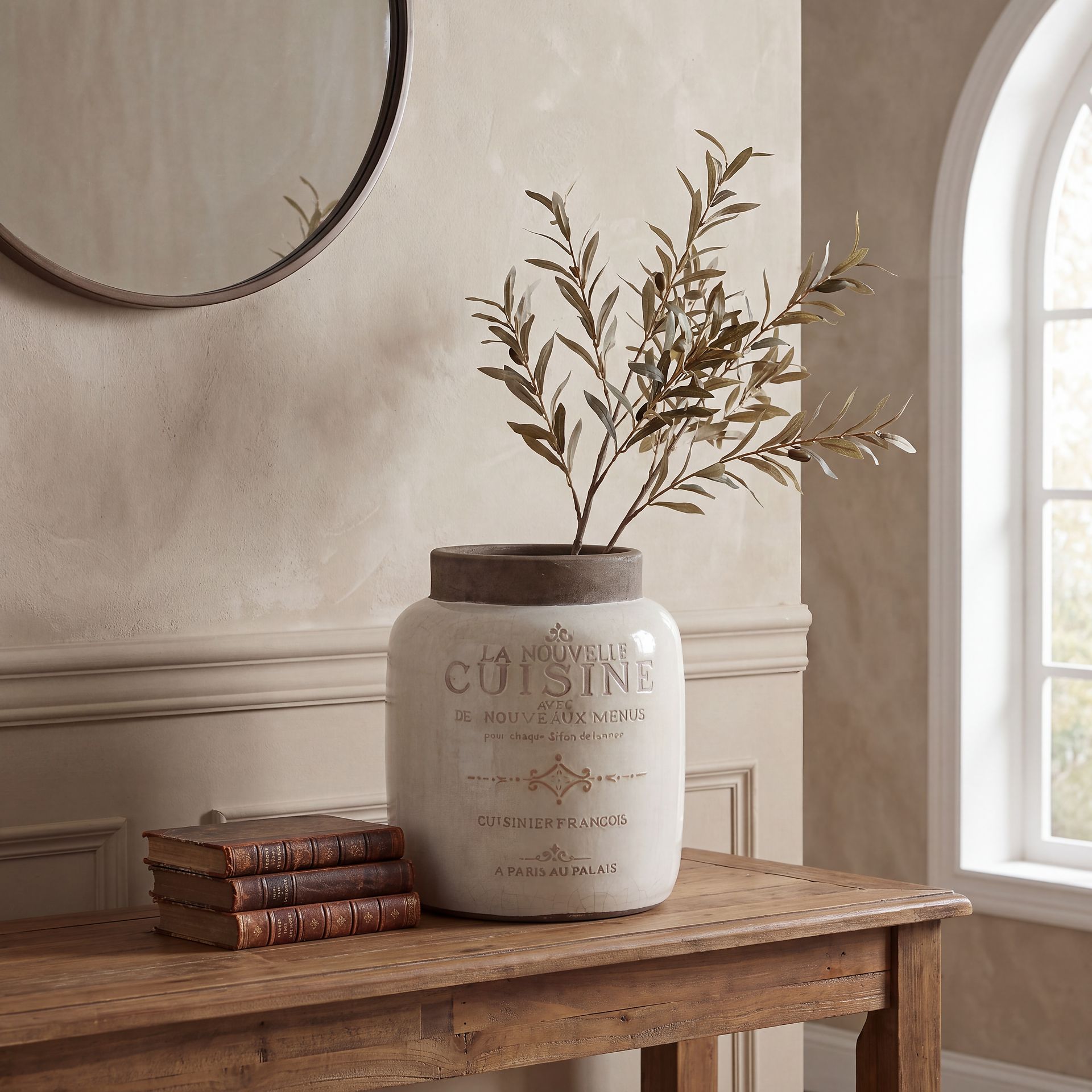 Alphie White Jar, Set of 2 - Image 2