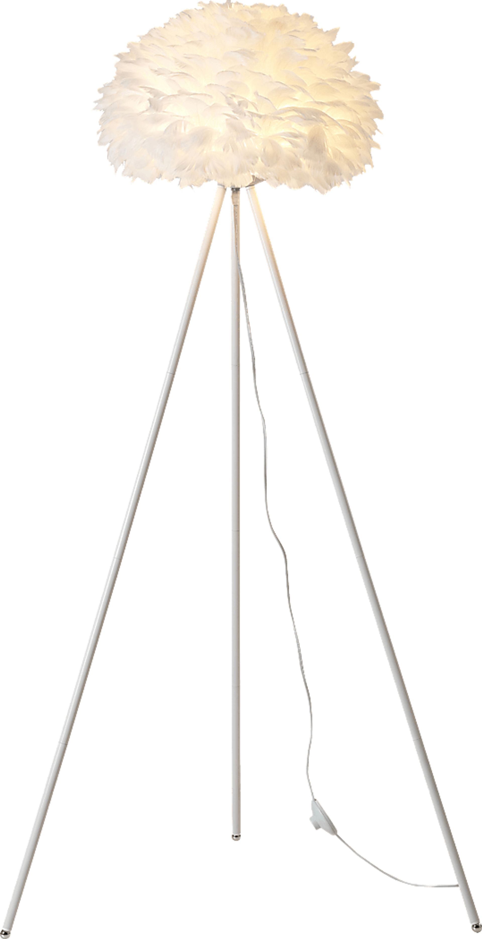 Alpine Flower White Floor Lamp - Image 1