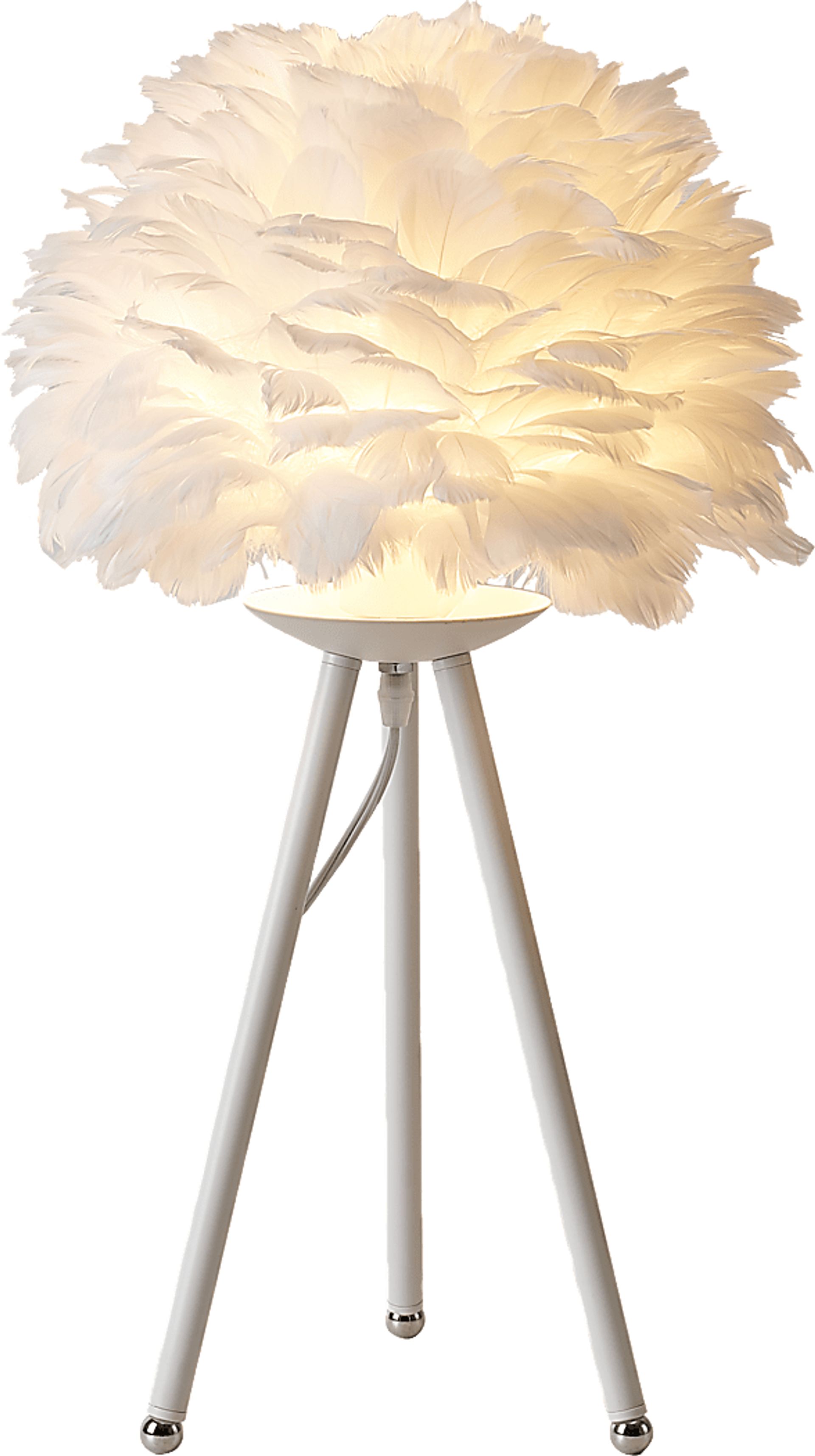 Alpine Flower White Lamp - Image 1