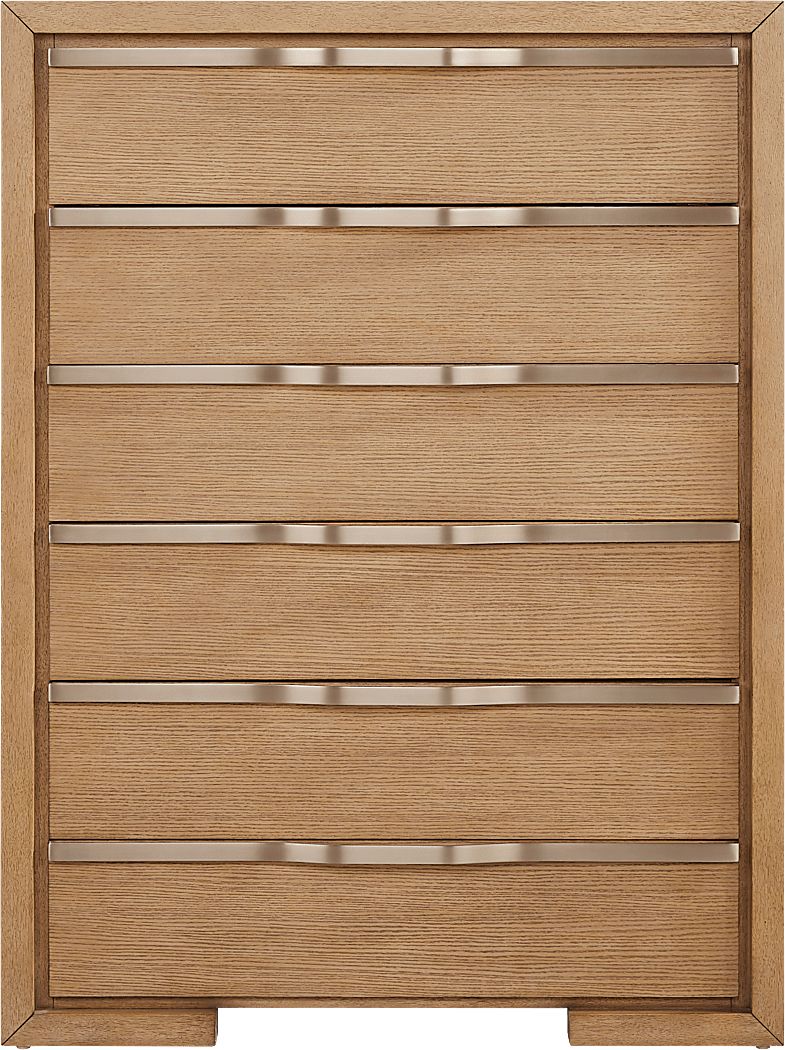 Alpine Lake Light Oak Finish Drawer Chest