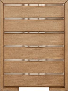 Alpine Lake Light Oak Finish Drawer Chest