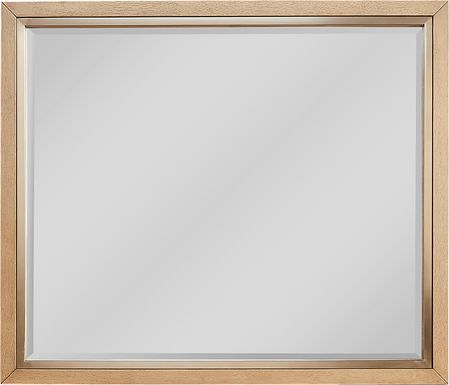 Alpine Lake Light Oak Finish Mirror