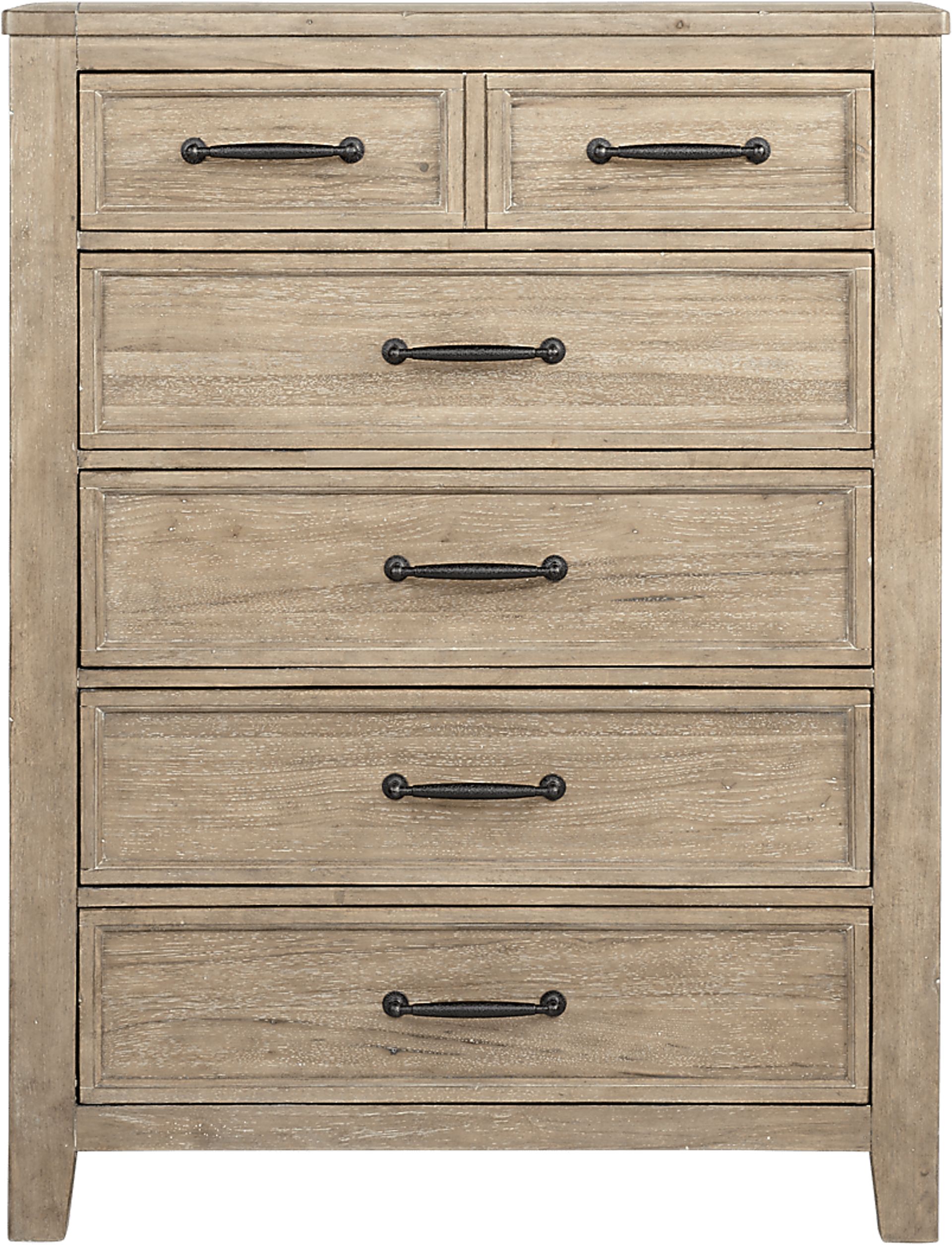 Alpine Lake Washed Oak Chest - Image 1