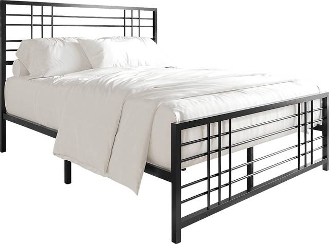 Alpires Black Full Bed - Thumbnail - Image 1