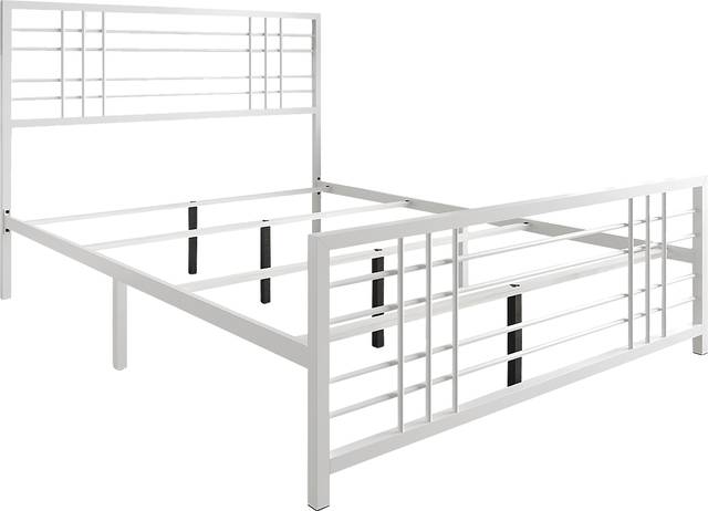 Alpires White Twin Bed - Thumbnail - Image 4