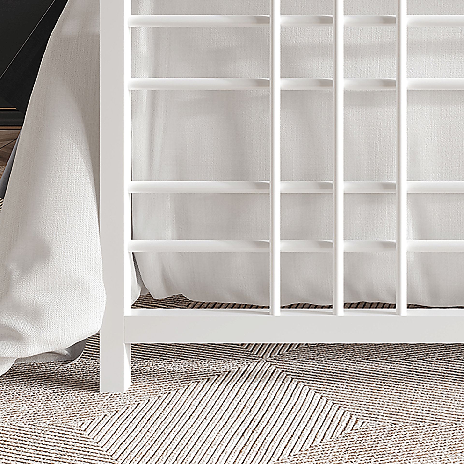 Alpires White Twin Bed - Image 6