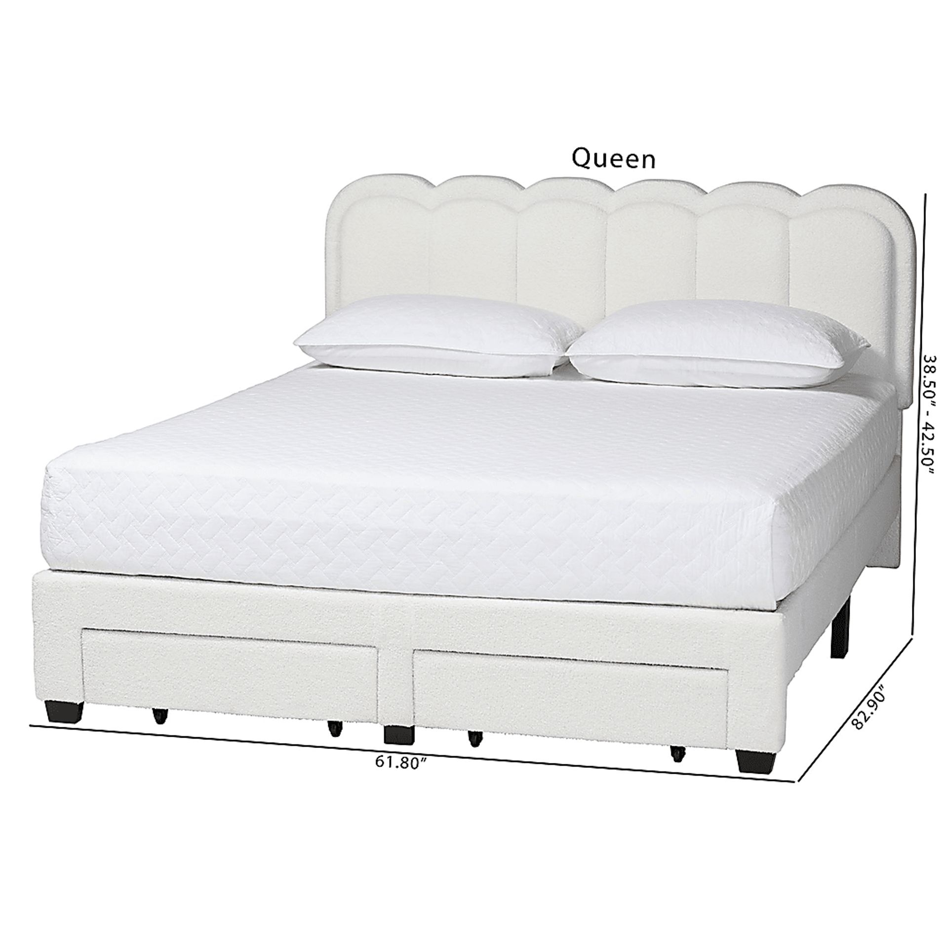 Alpirete Cream Queen Storage Bed - Image 2