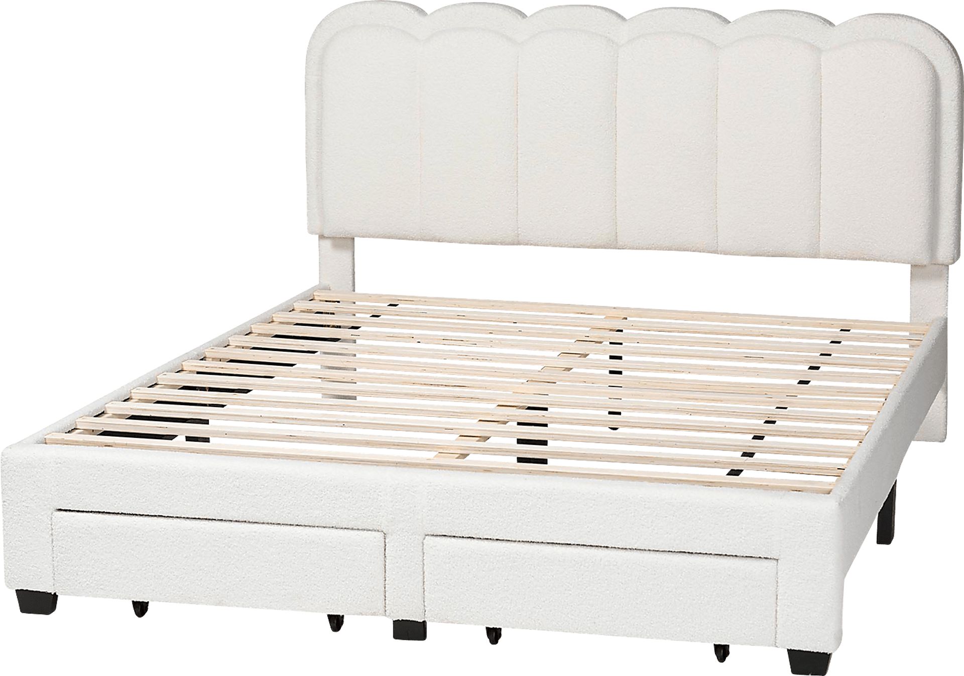 Alpirete Cream Queen Storage Bed - Image 6
