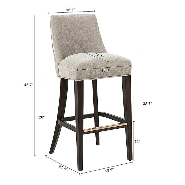 Alpireyen Taupe Barstool - Thumbnail - Image 8