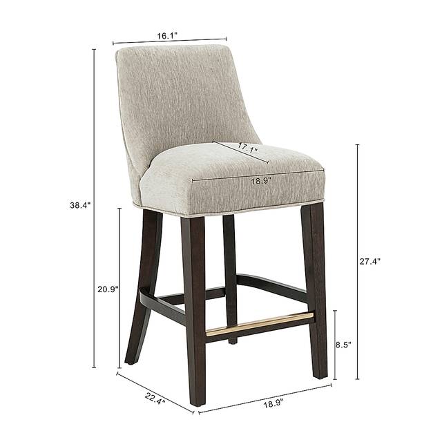 Alpireyen Taupe Counter Height Stool - Thumbnail - Image 9