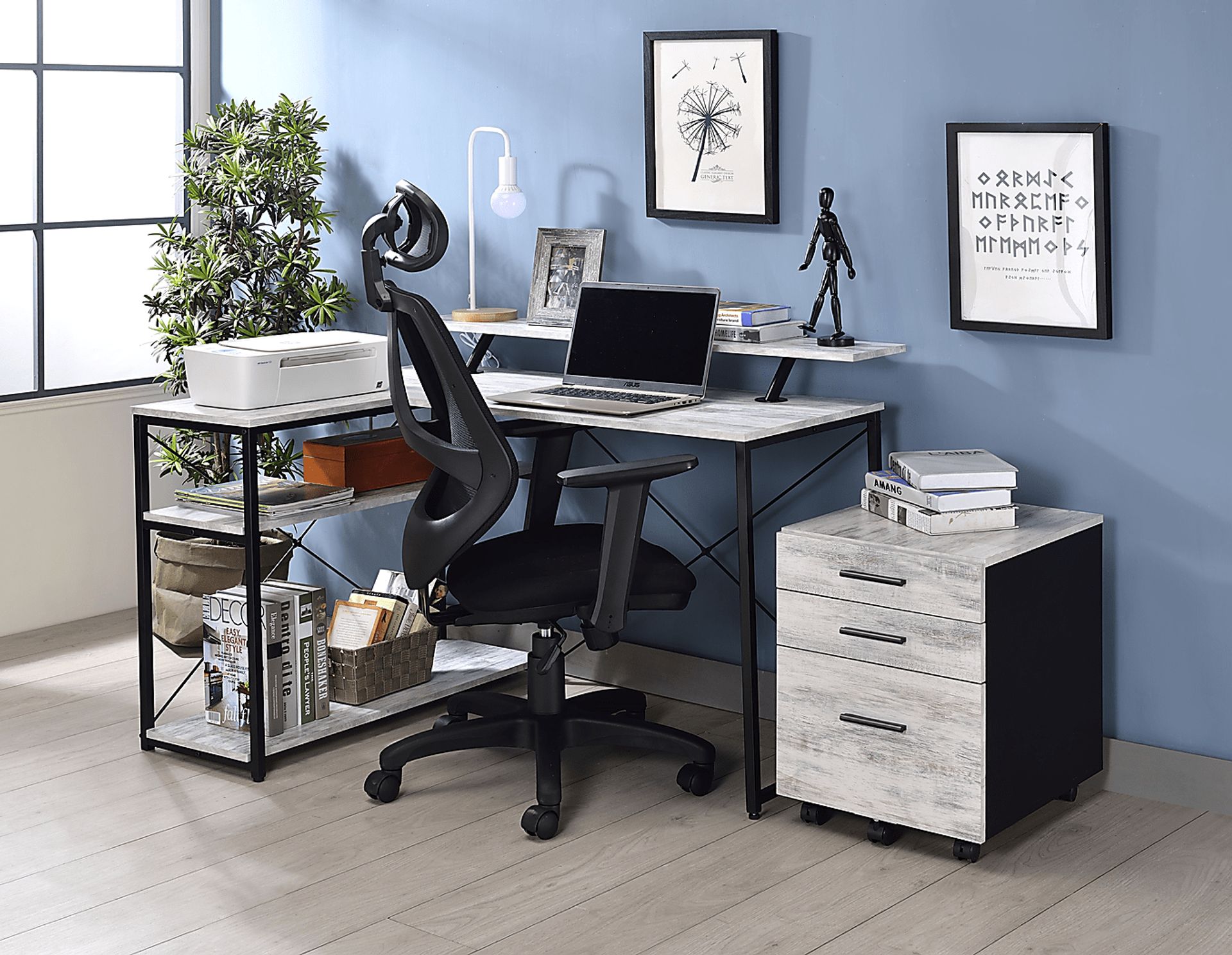Alpony White Desk - Image 4