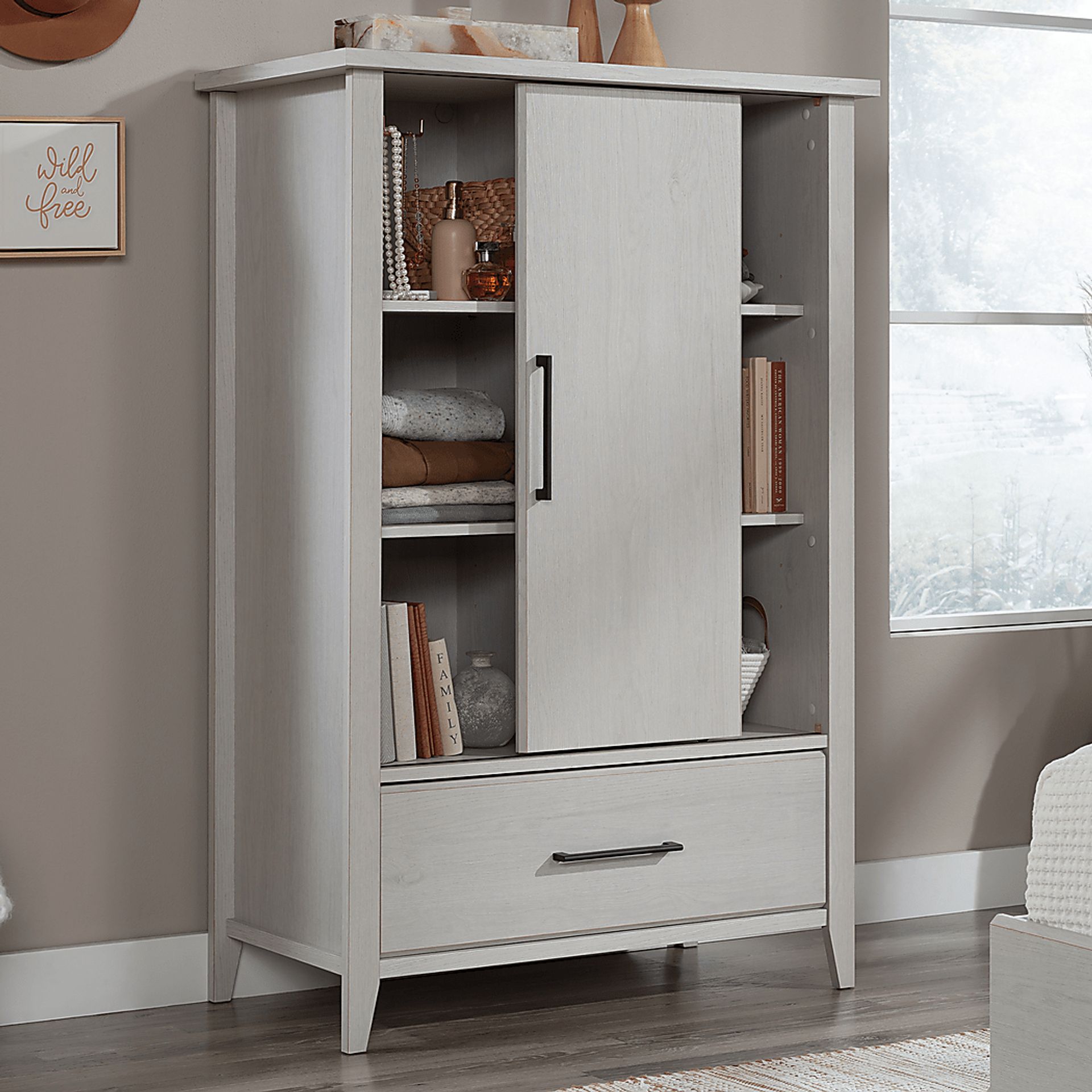 Alpweg Gray Armoire - Image 3